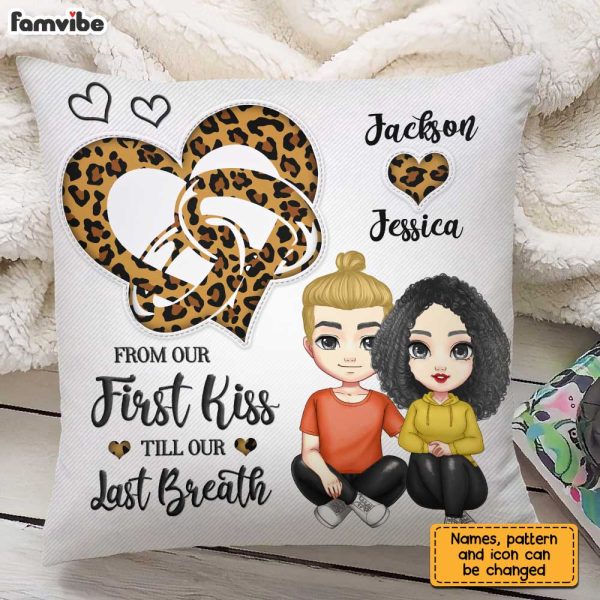Personalized Couple Heart Ring Pillow JL306 30O31 Sale - Image 5