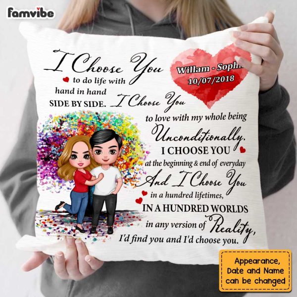 Personalized Old Couple I Choose You Pillow JL201 23O47 For Sale - Image 5