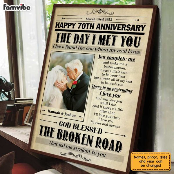 Personalized Anniversary The Day Photo Poster JL57 23O31 For Discount - Image 5