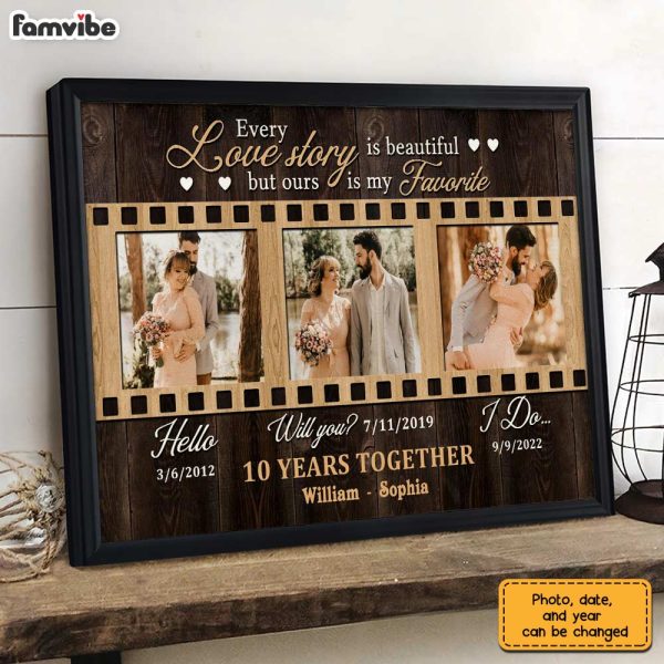 Personalized Anniversary Our Story Photo Poster JL11 23O28 Cheap - Image 5