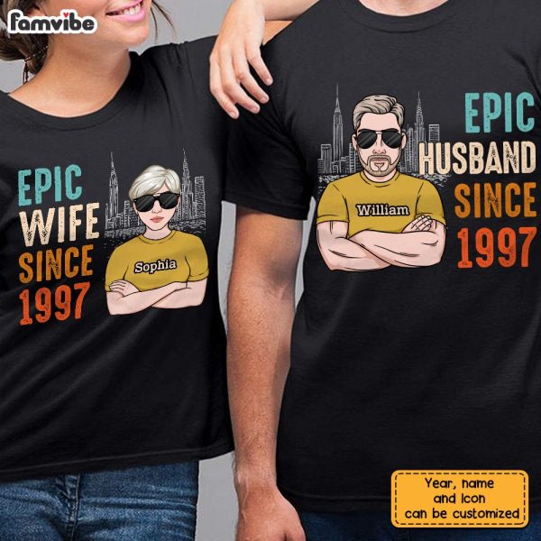 Personalized  Epic Couple T Shirt JN282 58O28 on Sale - Image 5