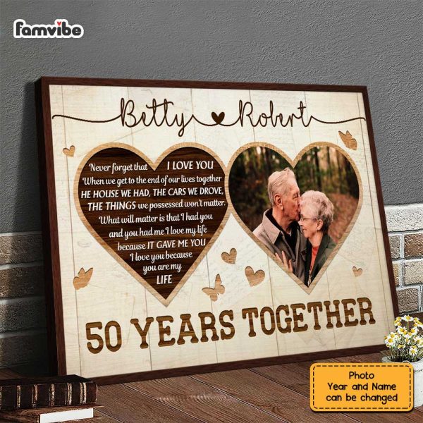 Personalized Anniversary I Had You Photo Poster JL63 23O47 Online now - Image 5
