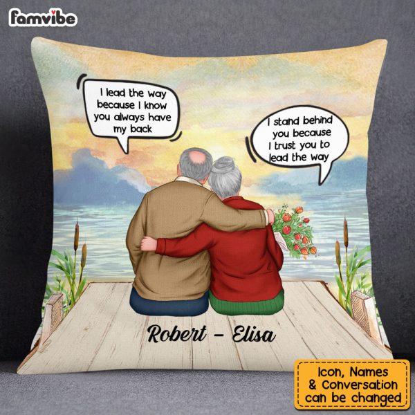 Personalized Couple I Trust You To Lead The Way Pillow DB32 23O53 Discount - Image 3
