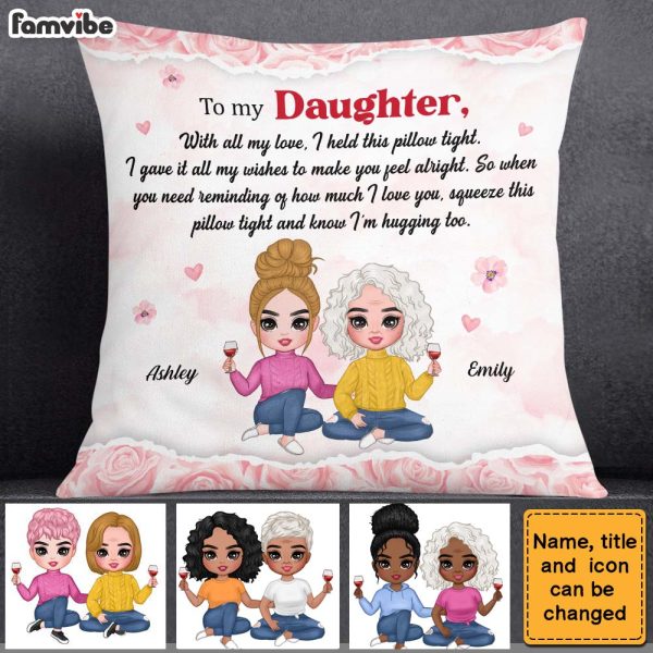 Personalized To My Daughter Hug This Pillow 22561 Online - Image 3