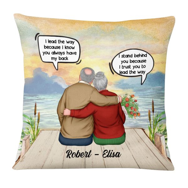Personalized Couple I Trust You To Lead The Way Pillow DB32 23O53 Discount