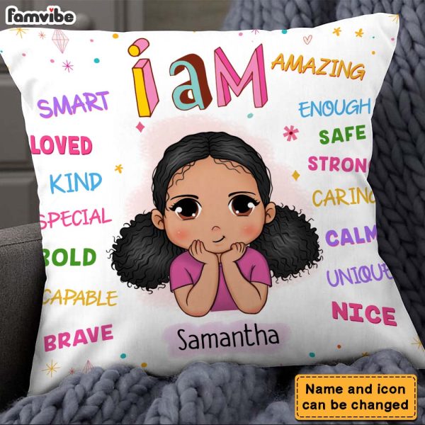 Personalized Gift For Granddaughter I Am Kind Pillow 23578 For Cheap - Image 5