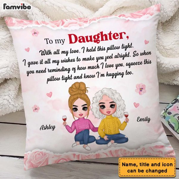 Personalized To My Daughter Hug This Pillow 22561 Online - Image 5