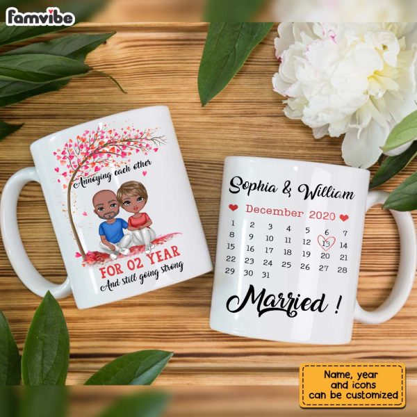 Personalized Anniversary Calendar Mug JL147 30O28 Online Hot Sale - Image 5