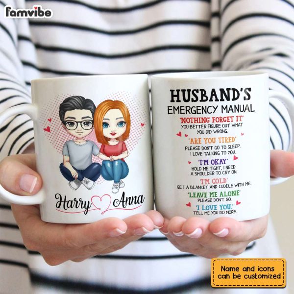 Personalized Husband Emergency Manual Mug JL181 30O28 Online Hot Sale - Image 4
