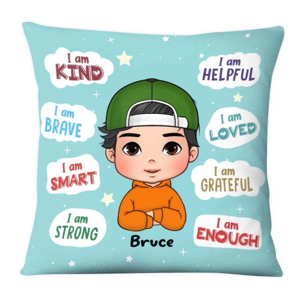 Personalized Gift For Grandson I Am Kind Pillow 23805 For Discount