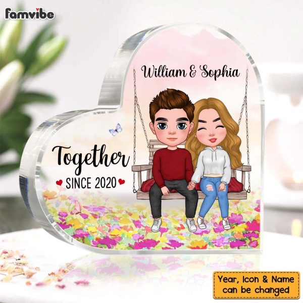 Personalized Together Since Couple Acrylic Plaque DB272 85O47 Online Hot Sale - Image 2