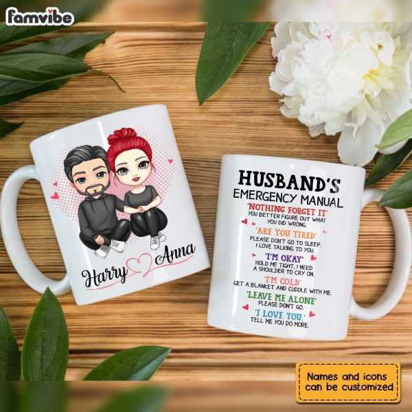 Personalized Husband Emergency Manual Mug JL181 30O28 Online Hot Sale - Image 5