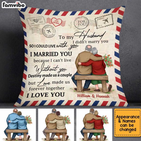 Personalized To My Husband Letter Pillow JN225 23O34 For Sale - Image 2