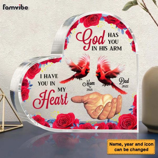 Personalized God Has You In His Arm Cardinals Memorial Acrylic Plaque 22729 Online Sale - Image 3