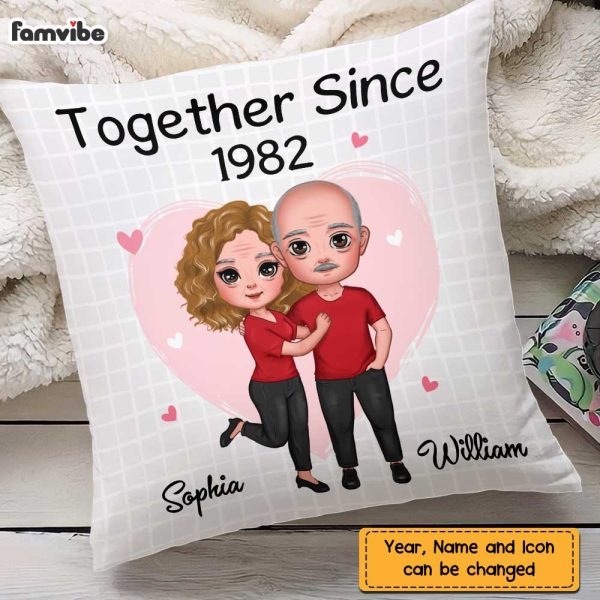 Personalized Couple Together Since Pillow JL272 30O47 Supply - Image 4