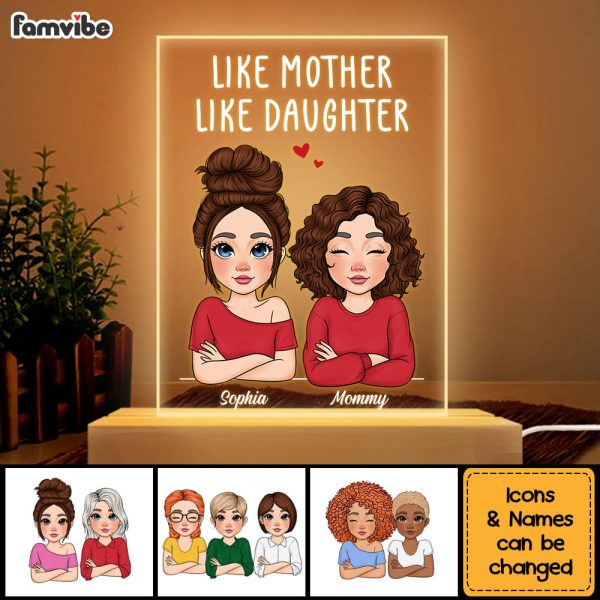 Personalized Mother And Daughter Plaque LED Lamp Night Light 23417 Sale - Image 3