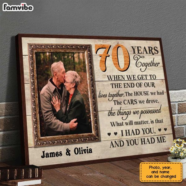 Personalized Anniversary I Had You Photo Poster JL55 23O28 For Sale - Image 5