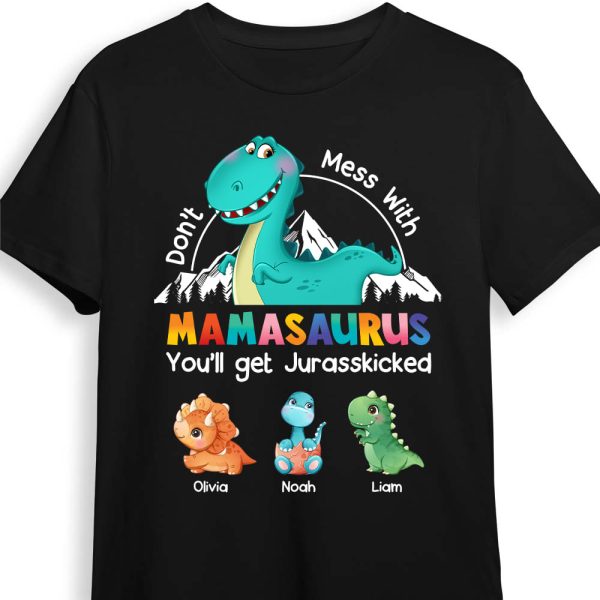 Personalized Gift Mamasaurus Shirt - Hoodie - Sweatshirt 23730 For Cheap