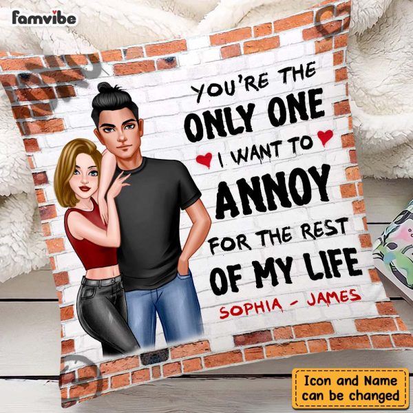 Personalized Gift For Couple You Are The One Pillow DB272 30O47 For Cheap - Image 4
