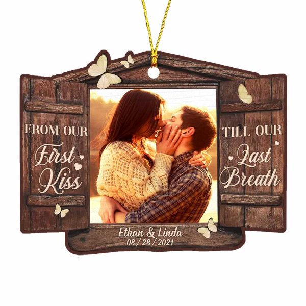 Personalized All Of Me Loves All Of You Window Custom Photo Couple Ornament OB265 58O34 Online Hot Sale