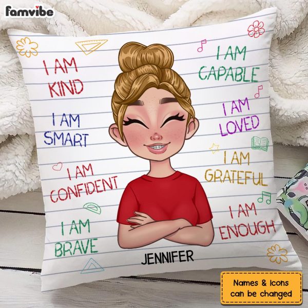 Personalized Gift For Daughter I Am Kind Pillow 23703 For Discount - Image 2