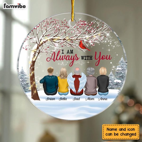 Personalized Memo I Am Always With You Circle Ornament SB151 30O28 Discount - Image 5