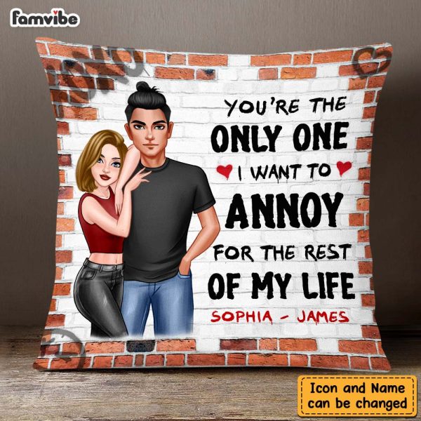 Personalized Gift For Couple You Are The One Pillow DB272 30O47 For Cheap - Image 2
