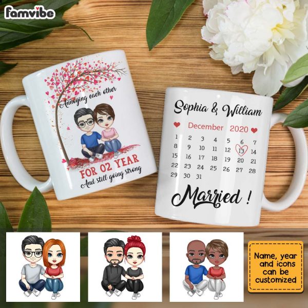 Personalized Anniversary Calendar Mug JL147 30O28 Online Hot Sale - Image 3