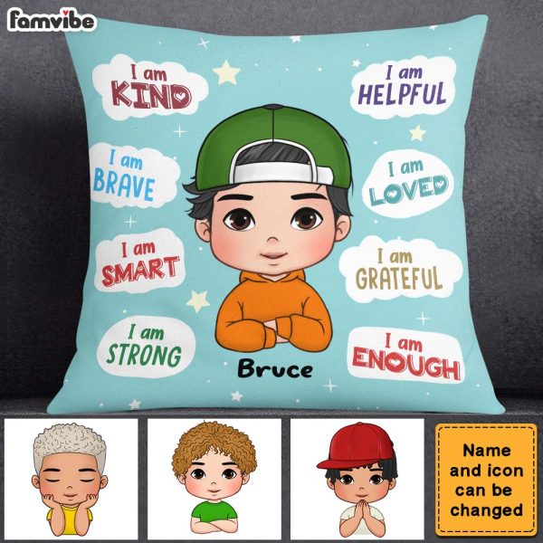 Personalized Gift For Grandson I Am Kind Pillow 23805 For Discount - Image 5