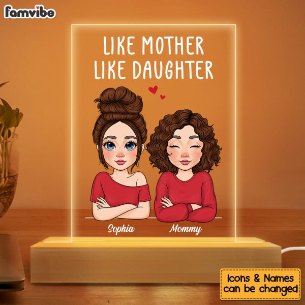 Personalized Mother And Daughter Plaque LED Lamp Night Light 23417 Sale - Image 4