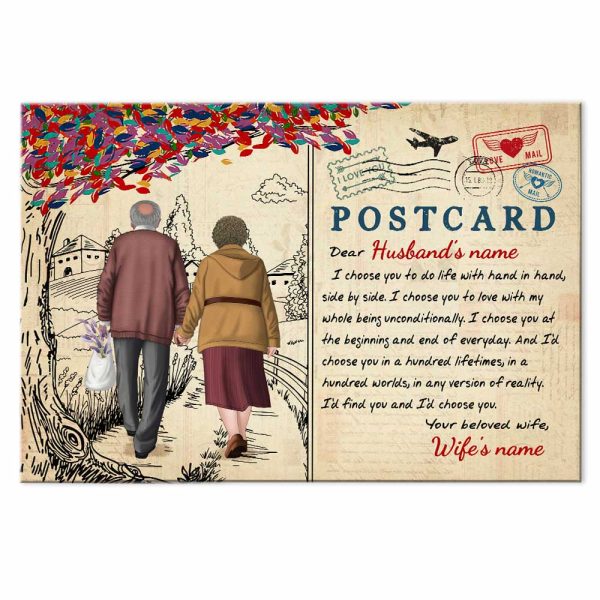 Personalized Dear Husband I Choose You Poster JN235 32O47 Fashion