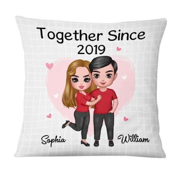 Personalized Couple Together Since Pillow JL272 30O47 Supply