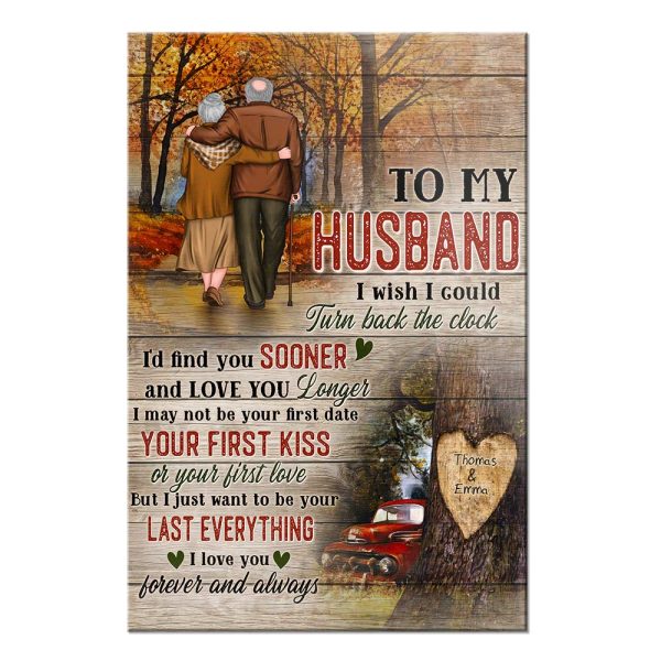Personalized To My Husband Autumn Forest Poster JL13 58O31 Online Hot Sale