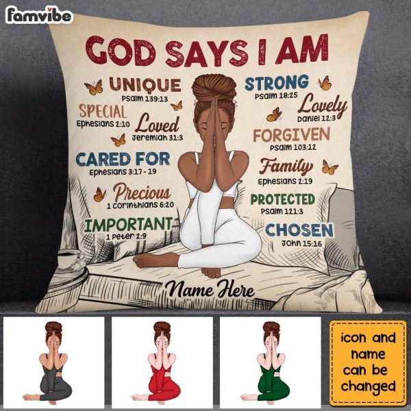 Personalized Gift For Daughter God Says I Am Pillow 22777 Cheap - Image 4