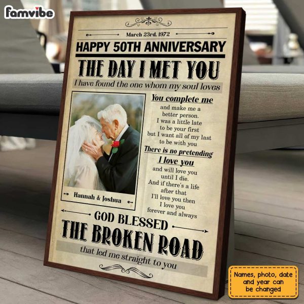 Personalized Anniversary The Day Photo Poster JL57 23O31 For Discount - Image 4