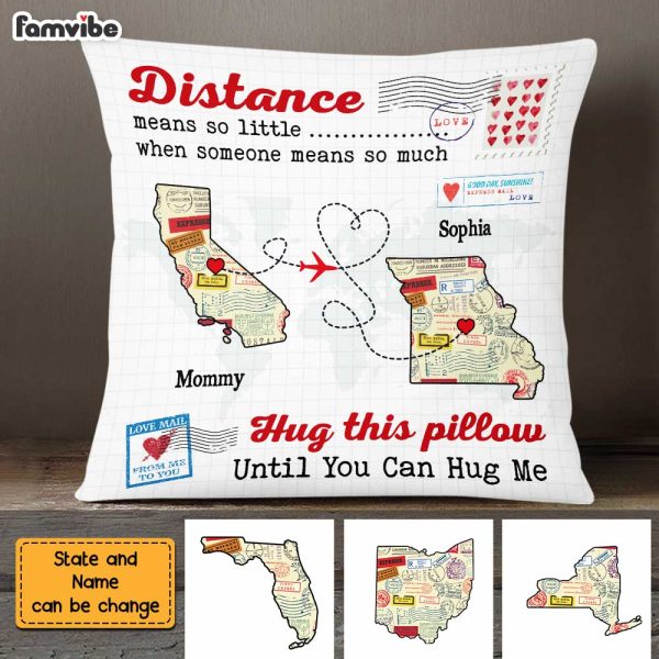 Personalized Long Distance Daughter Pillow AG82 23O47 Online Hot Sale - Image 3