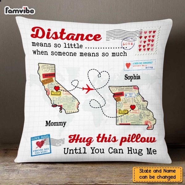 Personalized Long Distance Daughter Pillow AG82 23O47 Online Hot Sale - Image 2