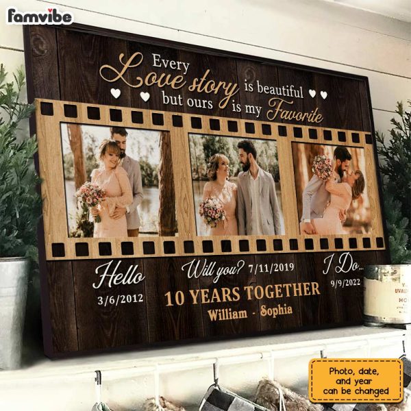 Personalized Anniversary Our Story Photo Poster JL11 23O28 Cheap - Image 4