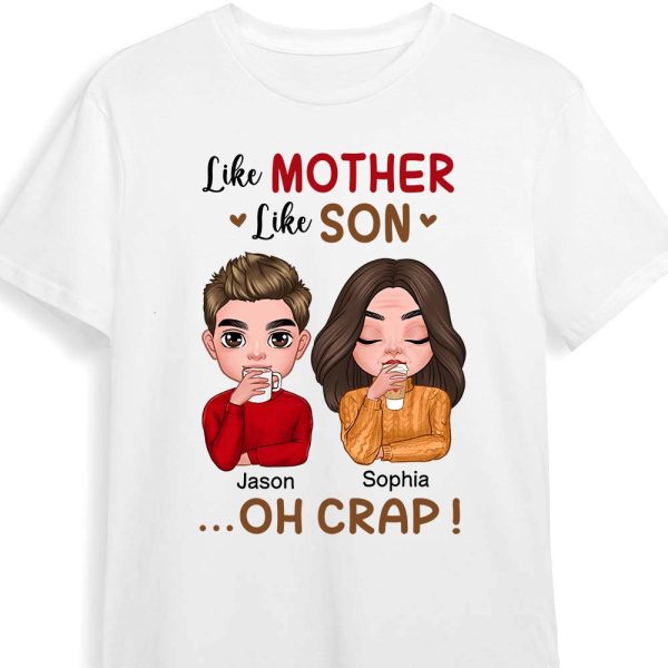 Personalized Gift Like Mother Like Son Shirt - Hoodie - Sweatshirt 23660 Cheap