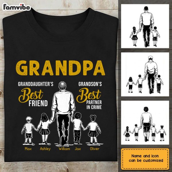 Personalized Dad Grandpa T Shirt MY242 85O28 For Discount - Image 3