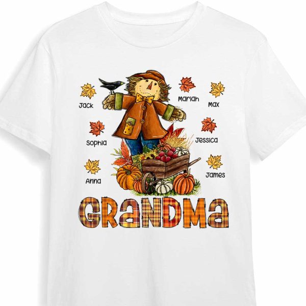 Personalized Blessed To Be Called Grandma Happy Fall Season T Shirt AG244 58O47 Supply