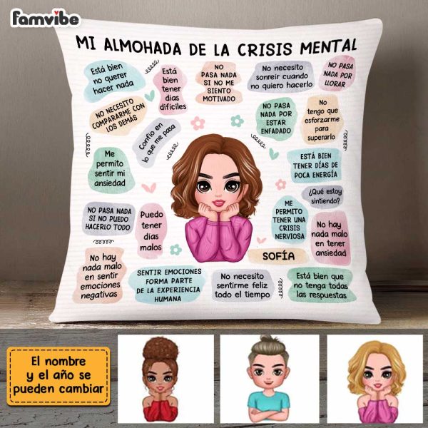 Personalized Daughter Mental Health Daily Affirmations Spanish Pillow DB72 58O47 Cheap - Image 5