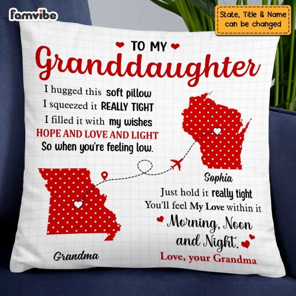 Personalized Long Distance Polka Dot Pillow OB113 23O47 Online Sale - Image 5