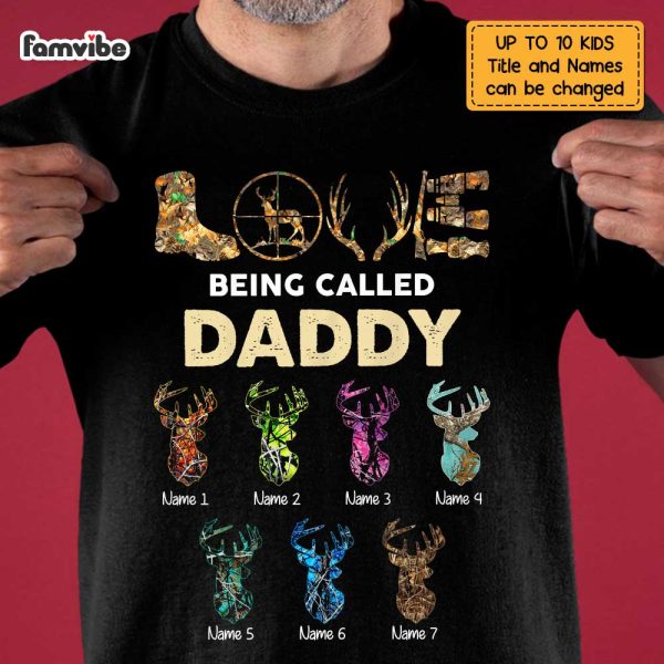 Personalized Dad Hunting Deer T Shirt JN84 30O47 Fashion - Image 2