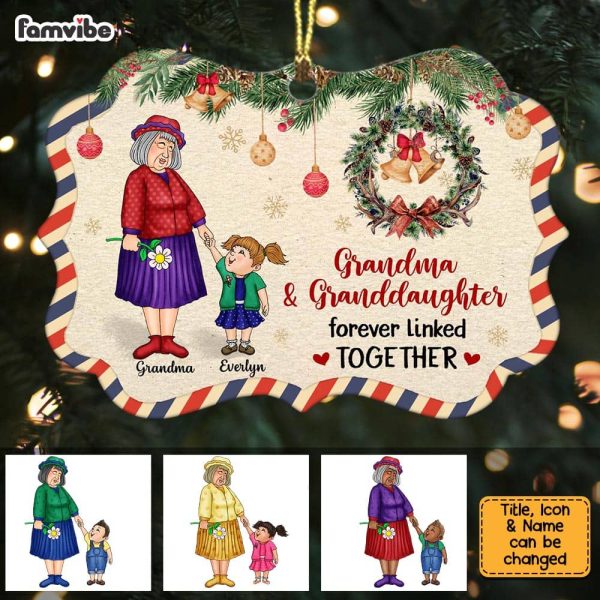 Personalized  Grandma And Granddaughter Benelux Ornament NB161 36O58 Hot on Sale - Image 2