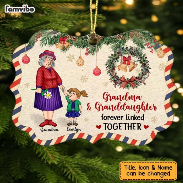 Personalized  Grandma And Granddaughter Benelux Ornament NB161 36O58 Hot on Sale - Image 4