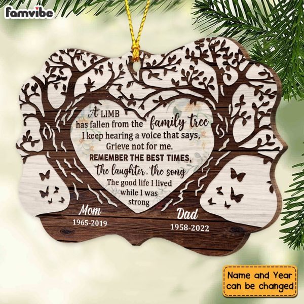 Personalized Memo Heart Tree A Limb Has Fall Benelux Ornament Benelux Ornament SB131 30O53 Online Sale - Image 2