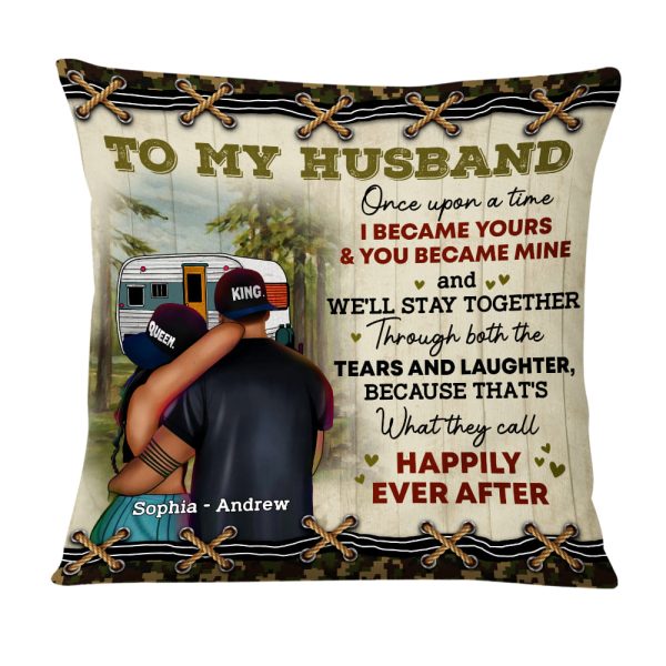 Personalized To My Husband Pillow DB61 85O58 on Sale