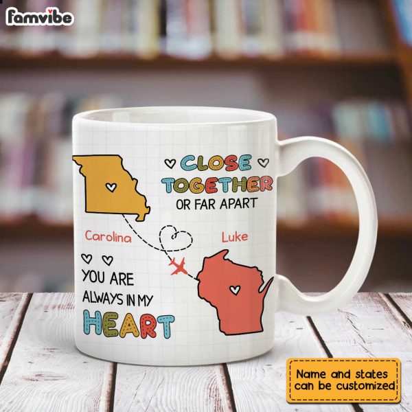Personalized Long Distance Drawing Mug AG151 30O28 Online - Image 4