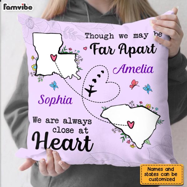 Personalized Always Close At Heart Long Distance Pillow AG121 32O28 Online Hot Sale - Image 4